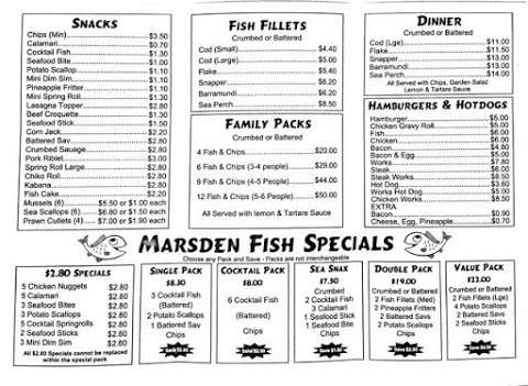 Photo: Marsden Fish N Chips